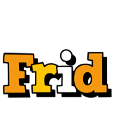 Frid cartoon logo