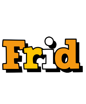 Frid cartoon logo