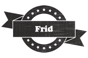 Frid grunge logo