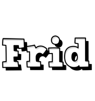 Frid snowing logo