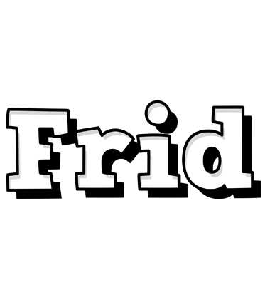 Frid snowing logo