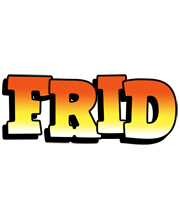 Frid sunset logo