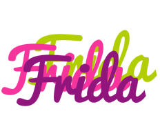 Frida flowers logo