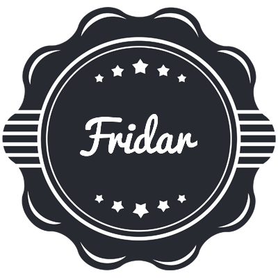Fridar badge logo