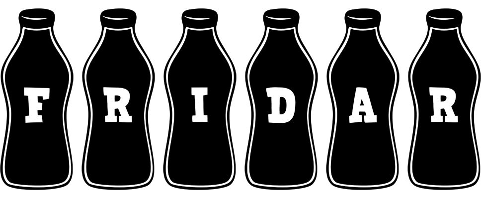 Fridar bottle logo