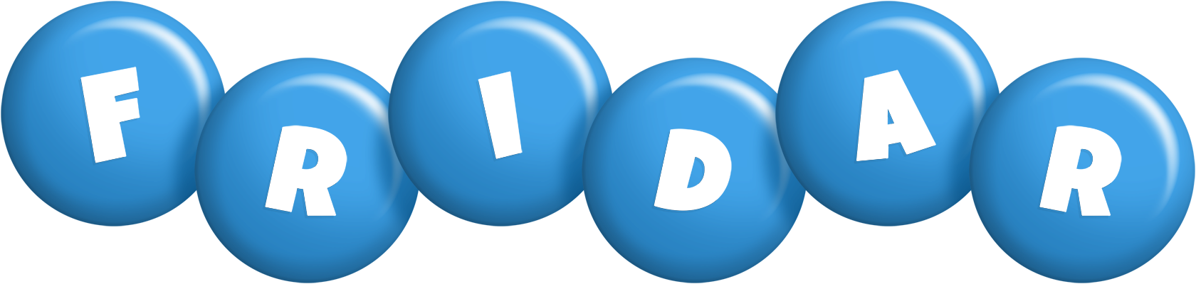 Fridar candy-blue logo