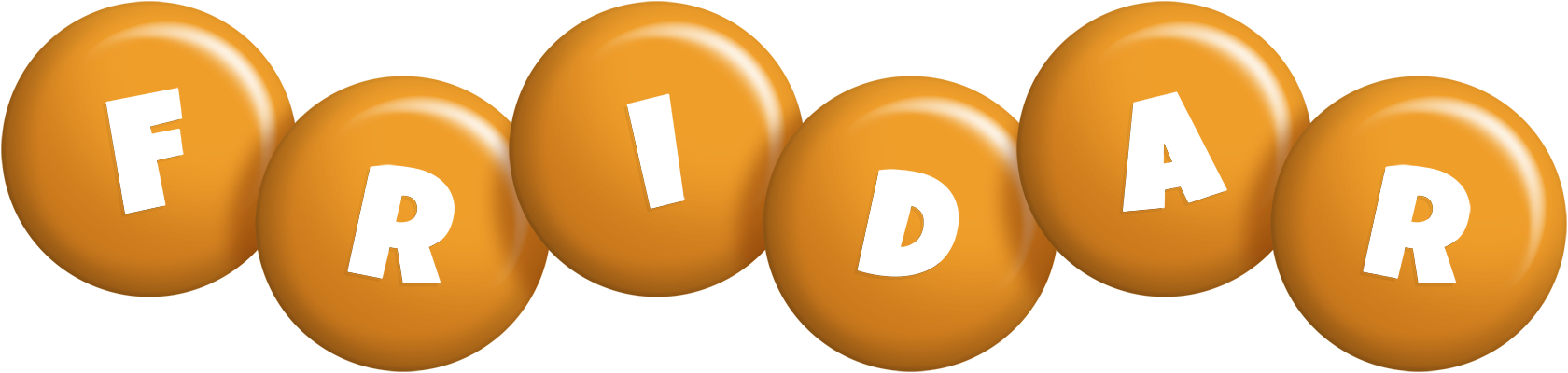 Fridar candy-orange logo