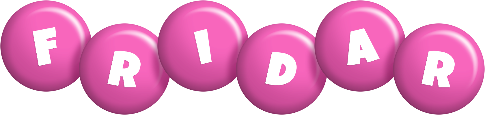 Fridar candy-pink logo