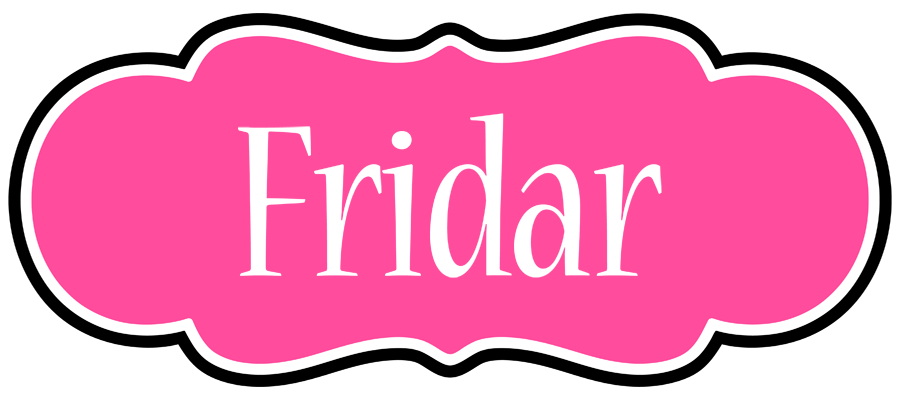 Fridar invitation logo