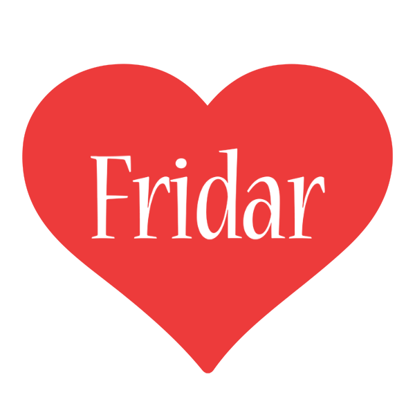 Fridar love logo