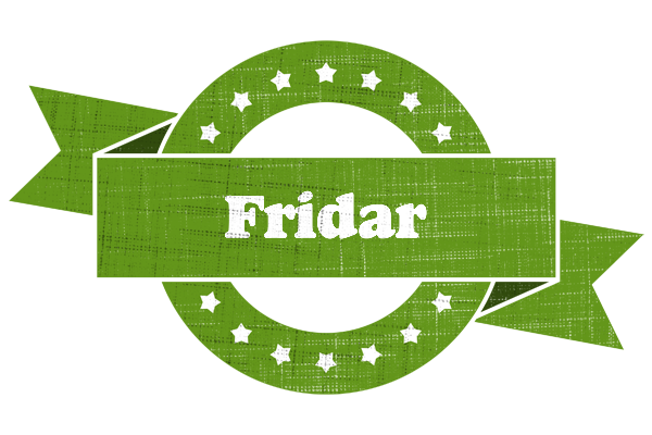 Fridar natural logo