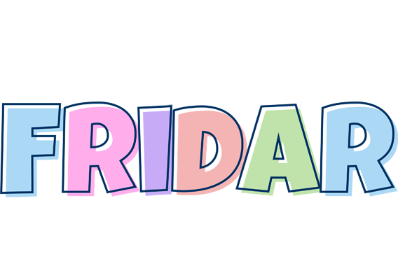 Fridar pastel logo