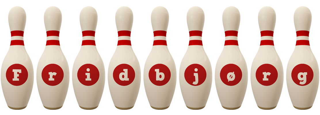 Fridbjørg bowling-pin logo