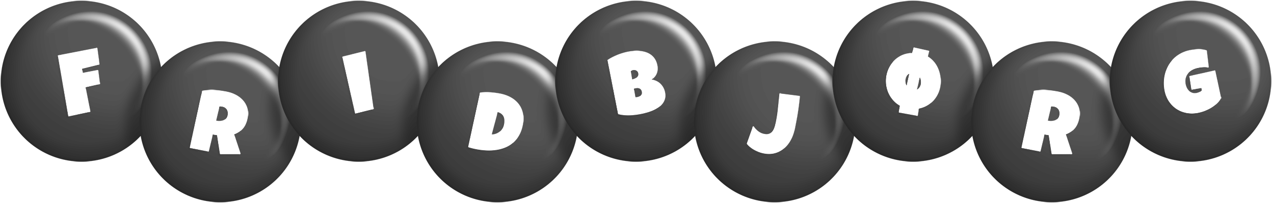 Fridbjørg candy-black logo
