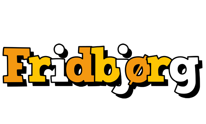 Fridbjørg cartoon logo