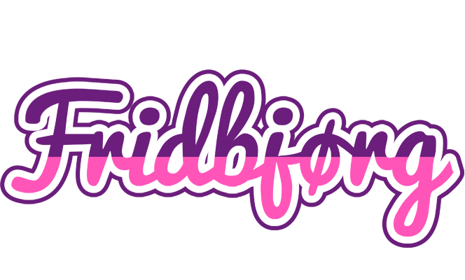 Fridbjørg cheerful logo