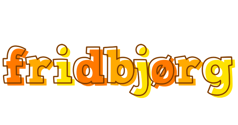 Fridbjørg desert logo