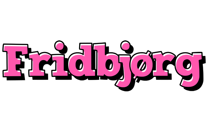 Fridbjørg girlish logo