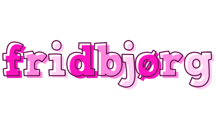 Fridbjørg hello logo