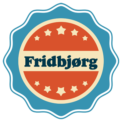 Fridbjørg labels logo