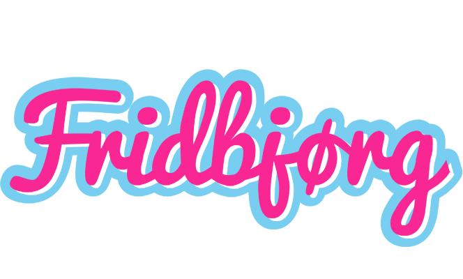 Fridbjørg popstar logo