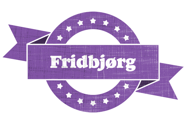 Fridbjørg royal logo