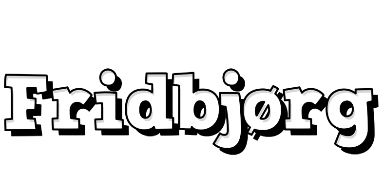 Fridbjørg snowing logo