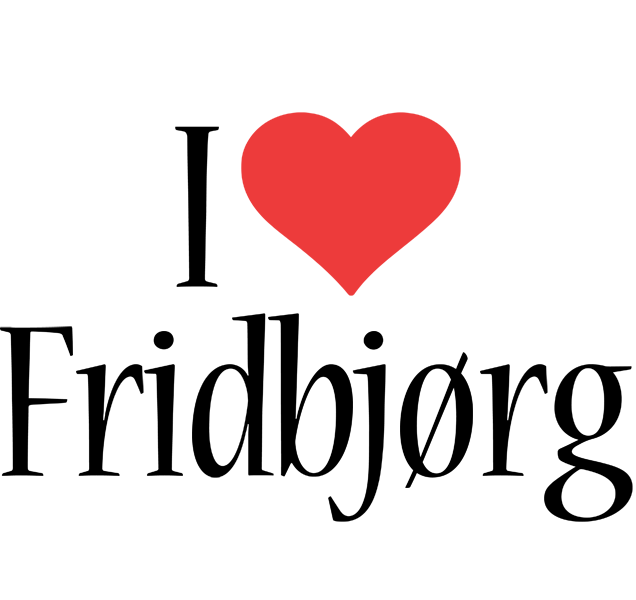 Fridbjørg i-love logo