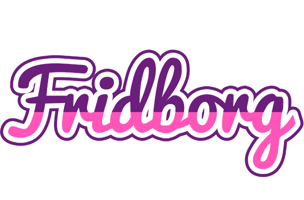 Fridborg cheerful logo