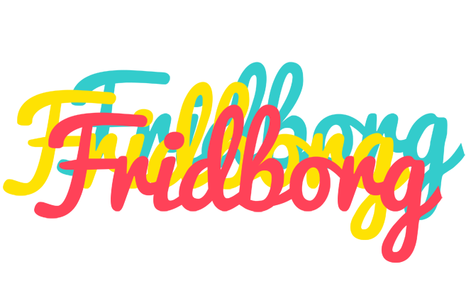 Fridborg disco logo