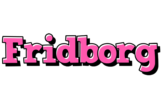 Fridborg girlish logo