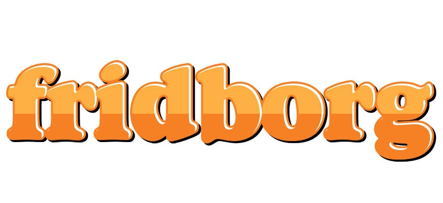 Fridborg orange logo