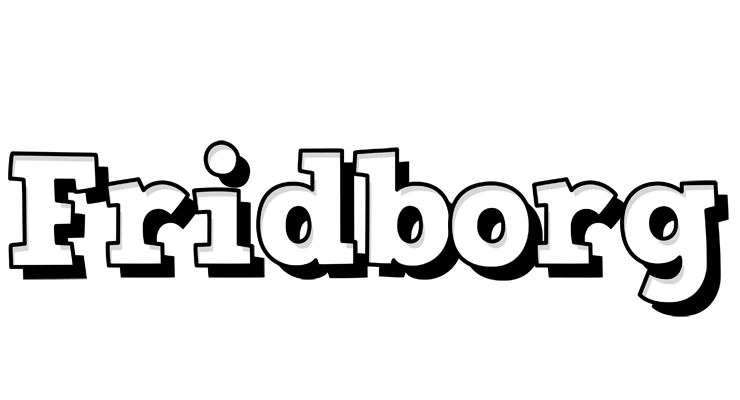 Fridborg snowing logo