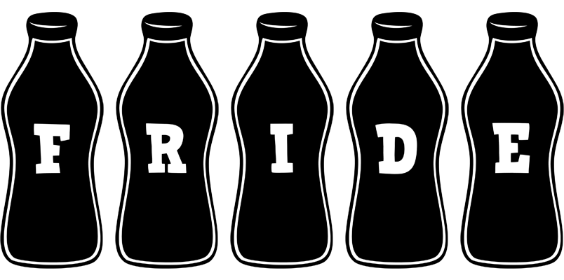 Fride bottle logo