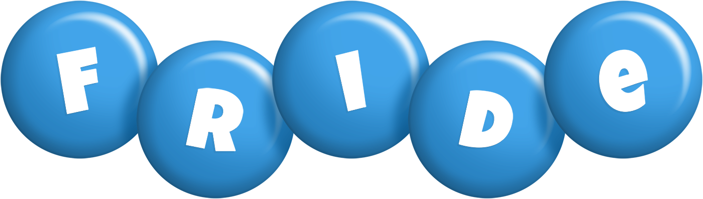 Fride candy-blue logo