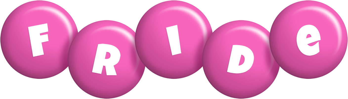 Fride candy-pink logo