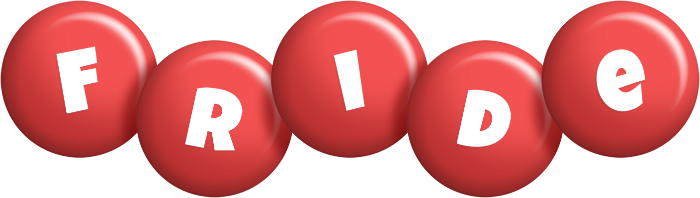 Fride candy-red logo