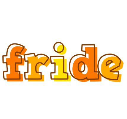 Fride desert logo