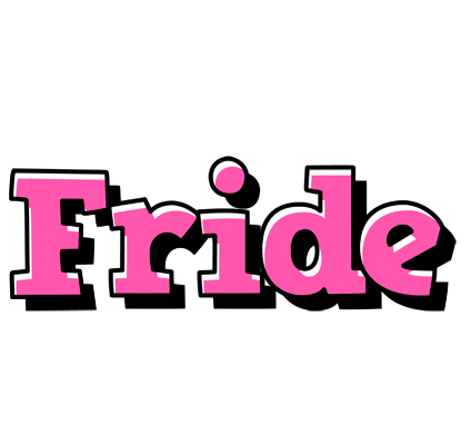 Fride girlish logo