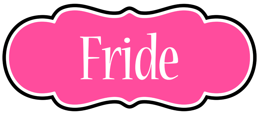 Fride invitation logo