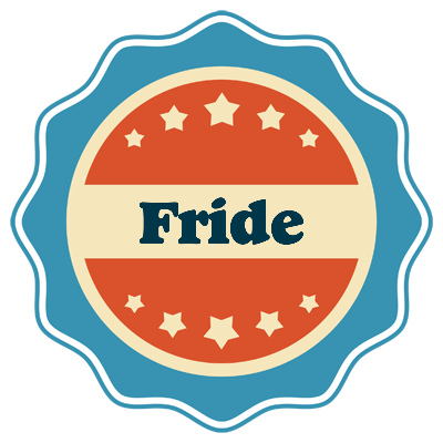 Fride labels logo