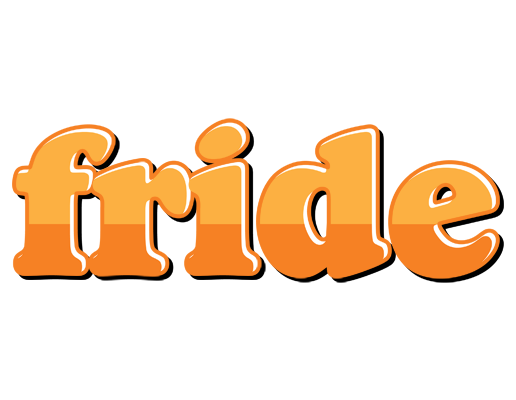 Fride orange logo