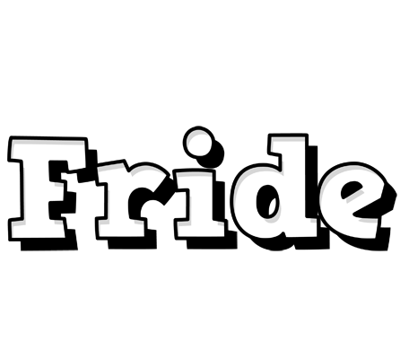 Fride snowing logo