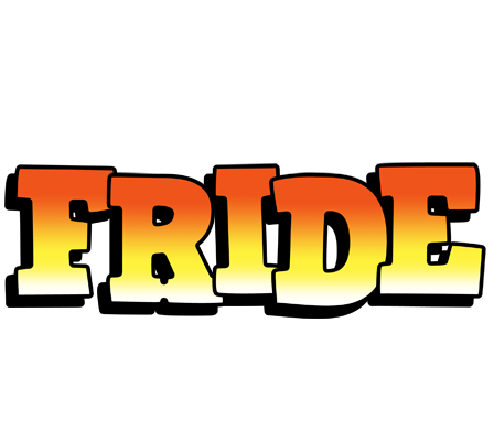 Fride sunset logo