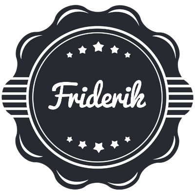 Friderik badge logo