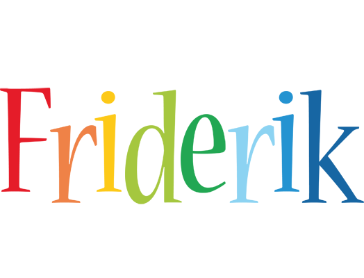 Friderik birthday logo