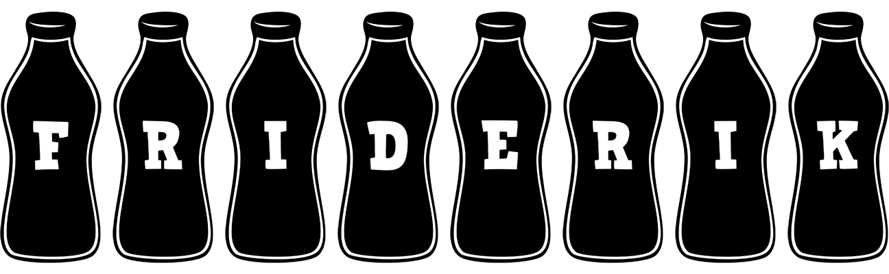 Friderik bottle logo