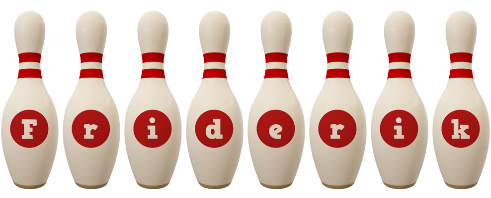 Friderik bowling-pin logo