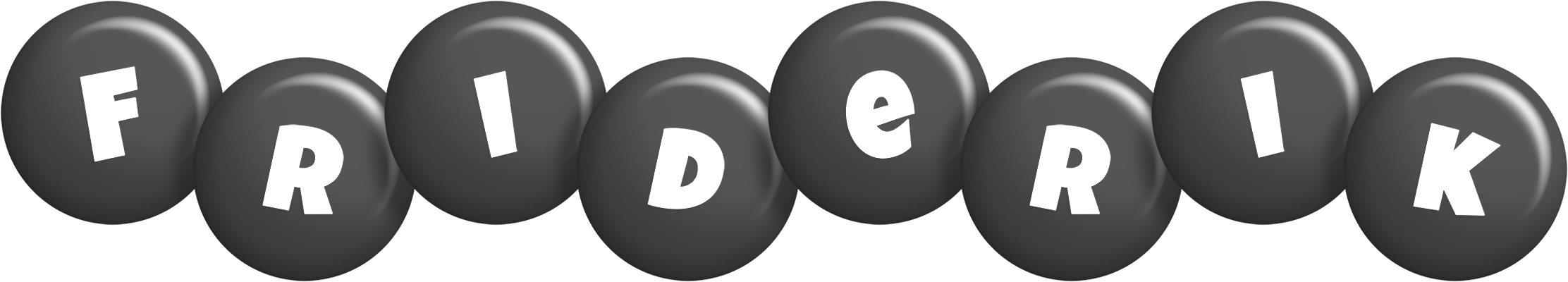 Friderik candy-black logo
