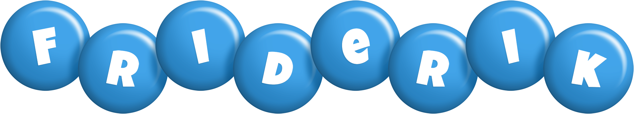 Friderik candy-blue logo